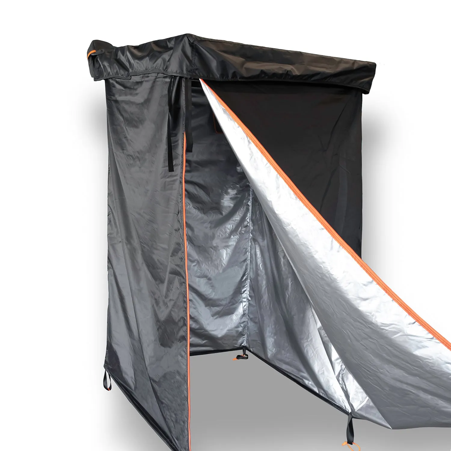 23ZERO KESTREL VEHICLE SHOWER TENT IN FULL-PRIVACY BLACK