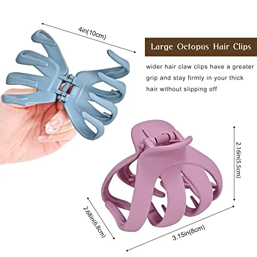 (5 Pcs) Octopus Hair Claw Clips | Lolalet