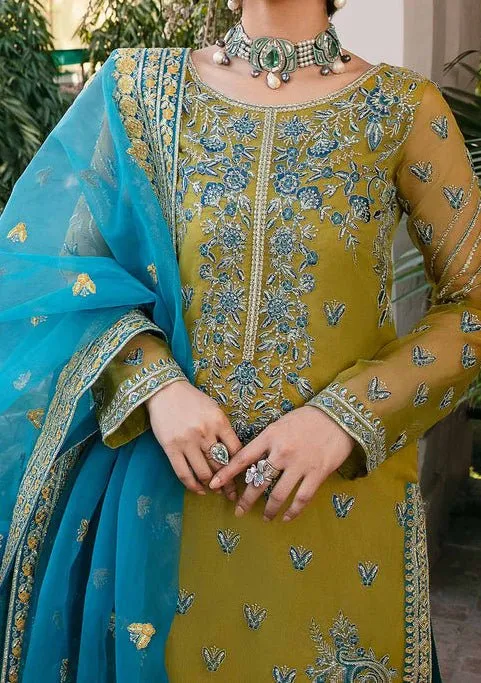 Akbar Aslam Davina Pakistani Luxury Organza Dress