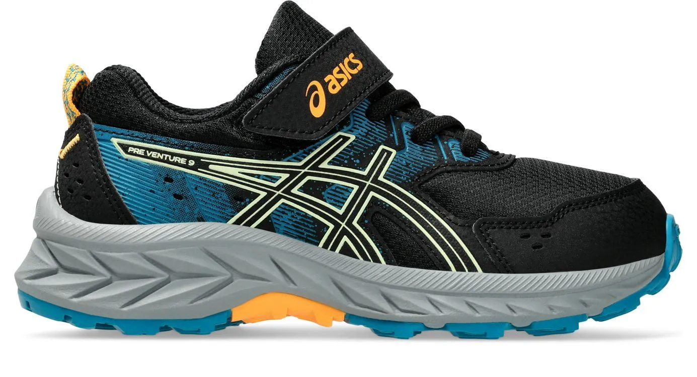 Asics Kids Gel Venture 9 PS- Black/Matcha