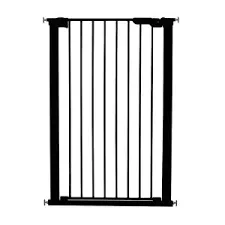 Baby Dan Pet Premier Extra Tall Pressure Fit Gate with 1 Extensions (Black) by Scandinavian Pet Design