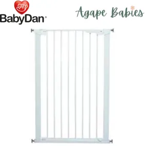 Baby Dan Pet Premier Extra Tall Pressure Fit Gate with 1 Extensions (White) by Scandinavian Pet Design