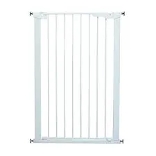 Baby Dan Pet Premier Extra Tall Pressure Fit Gate with 1 Extensions (White) by Scandinavian Pet Design