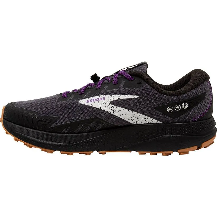 Brooks Divide 4 Goretex (Women's) - Black/Blackened Pearl/Purple