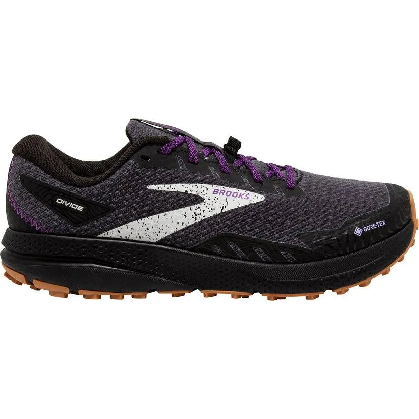 Brooks Divide 4 Goretex (Women's) - Black/Blackened Pearl/Purple