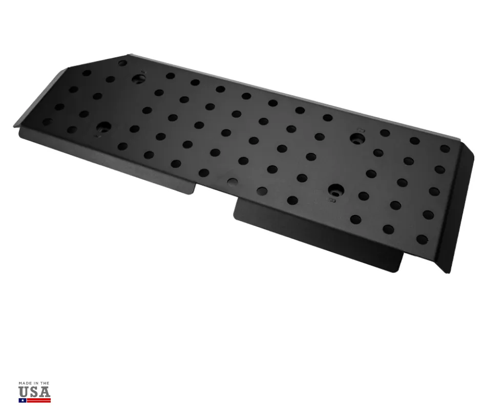 Cali Raised LED Fuel Tank Skid Plate For DCSB & AC Toyota Tacoma 2005 