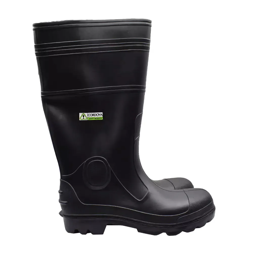 Cordova® Over-Sock Style PVC Safety Boots - Black - PB23