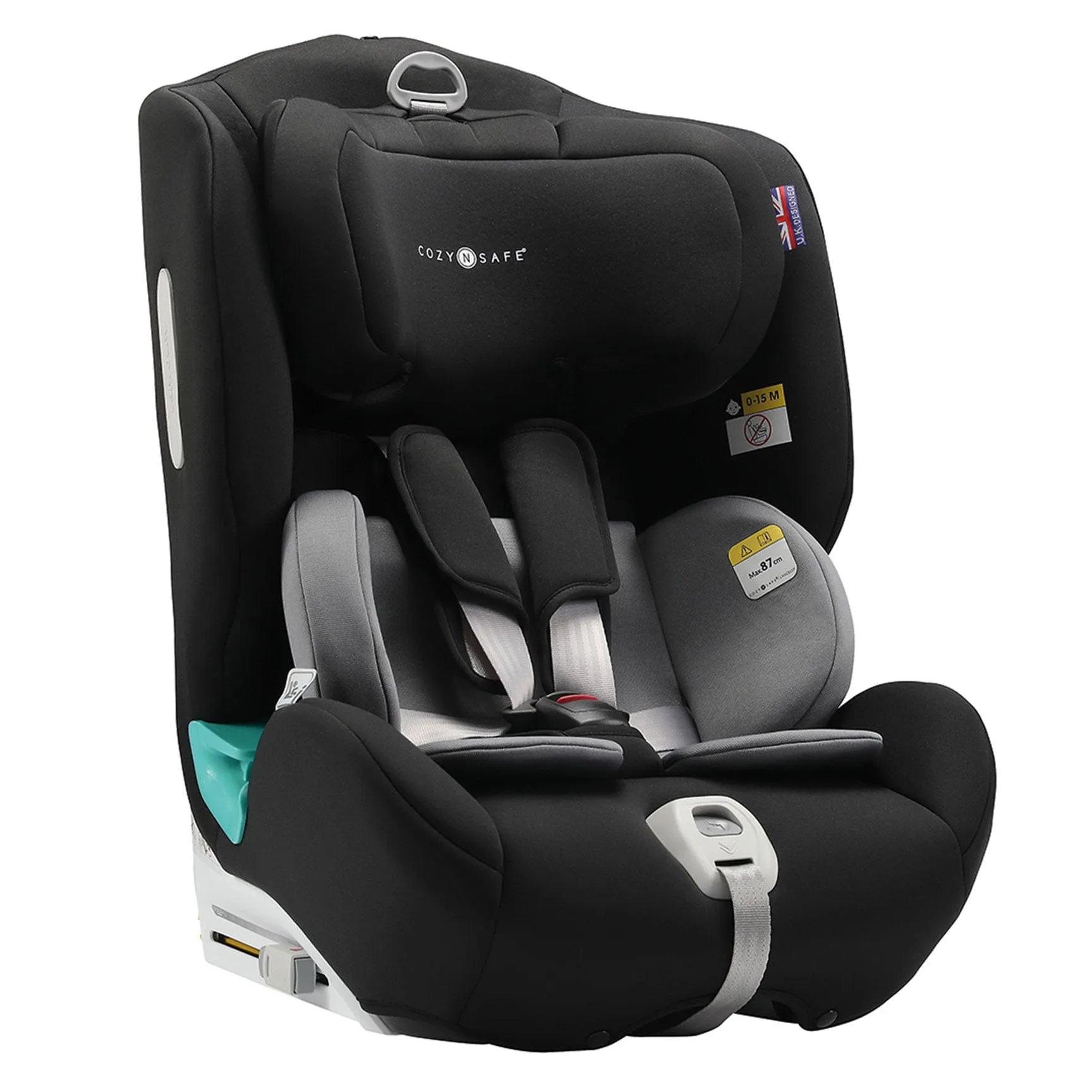 Cozy N Safe Lancelot i-Size Car Seat - Black/Grey