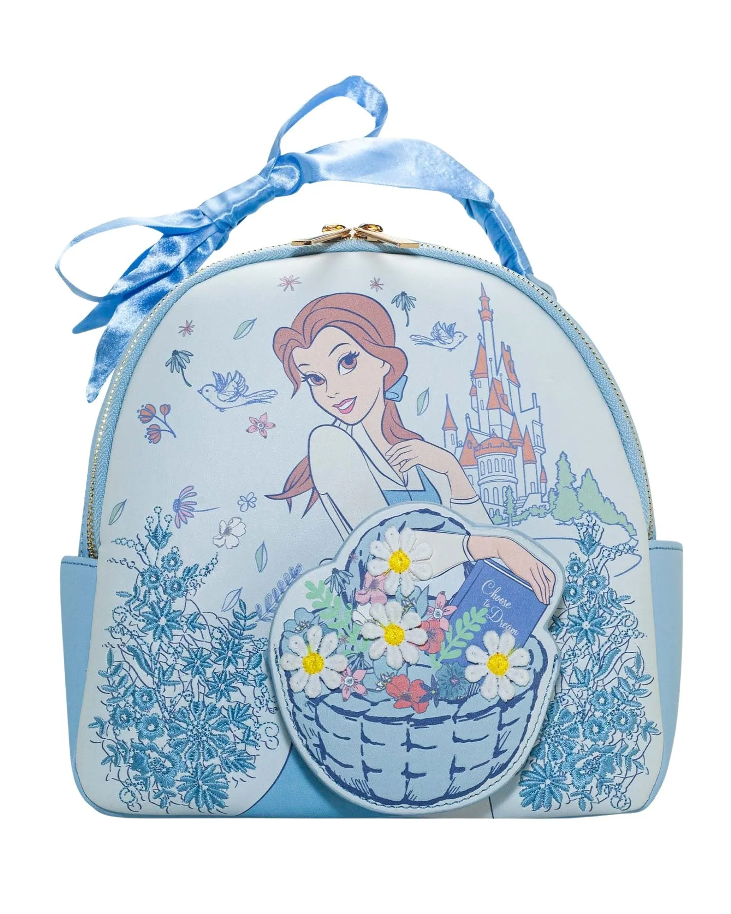 Danielle Nicole Disney Beauty and the Beast Belle Basket Backpack