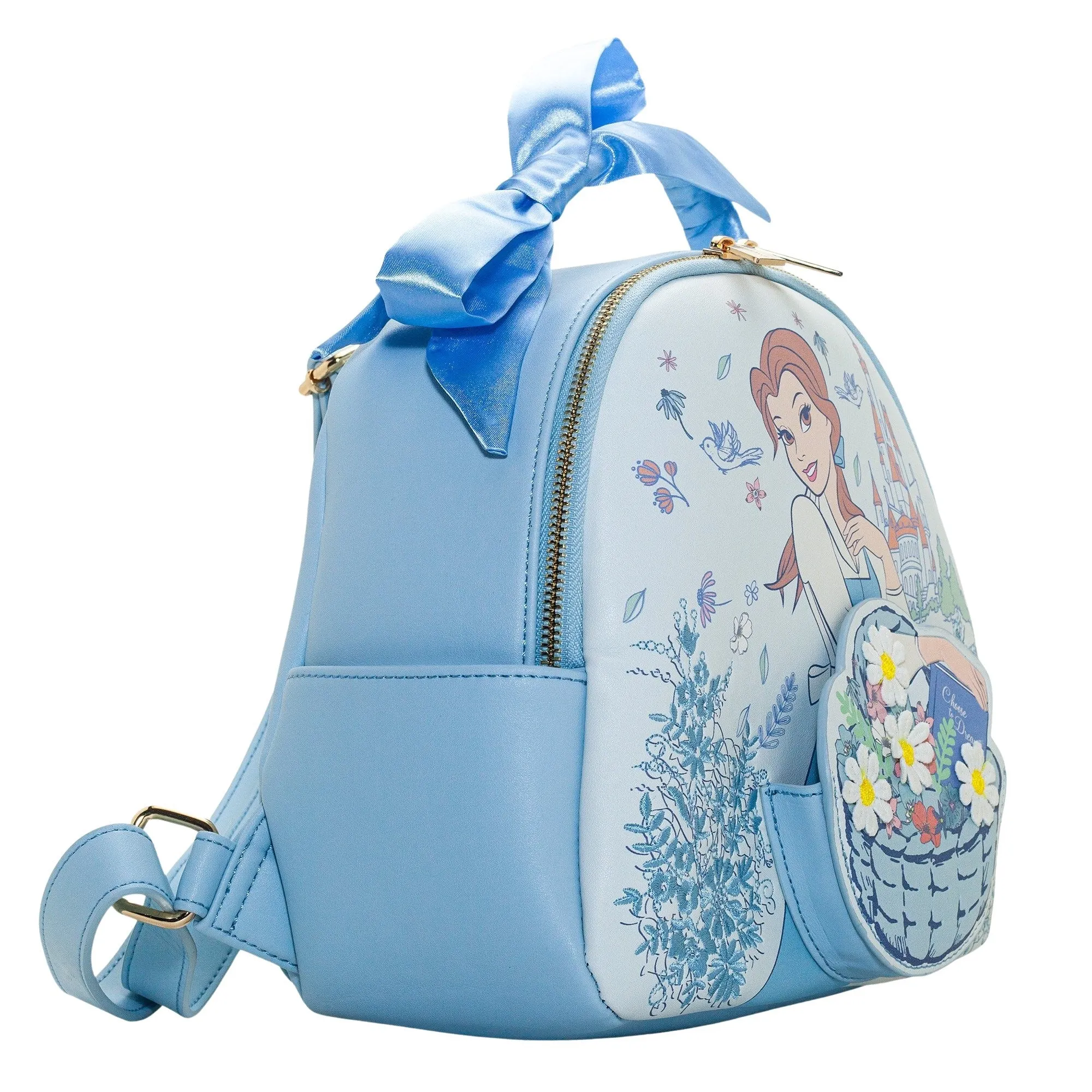 Danielle Nicole Disney Beauty and the Beast Belle Basket Backpack