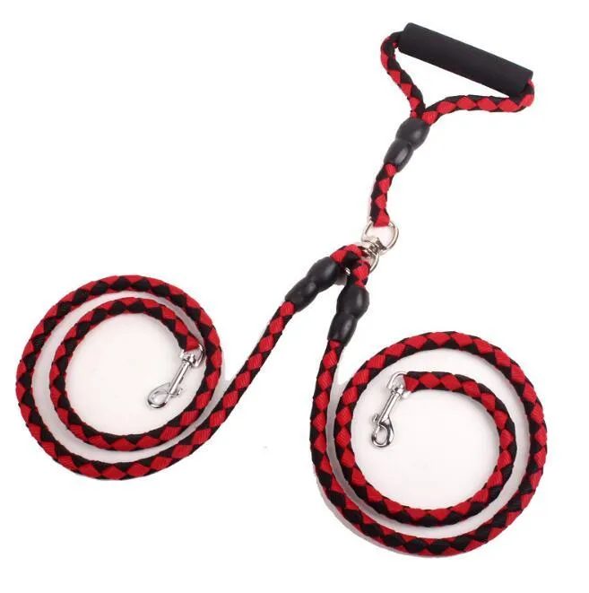 Double-Ended Traction Rope for Walking the Dog