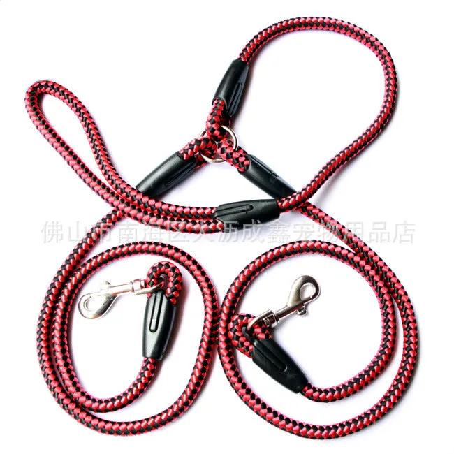 Double-Ended Traction Rope for Walking the Dog