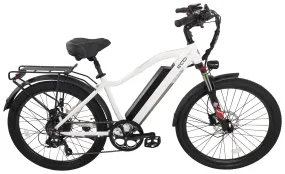 EcoMotion e-City  Electric Bicycle White 17" Frame - In Store Pickup Only