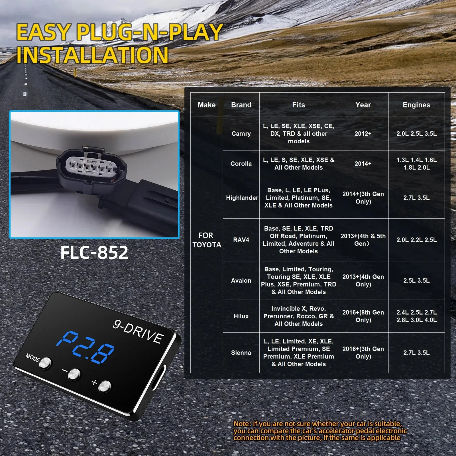 Electronic Throttle Controller, For ALL MAKES & MODELS