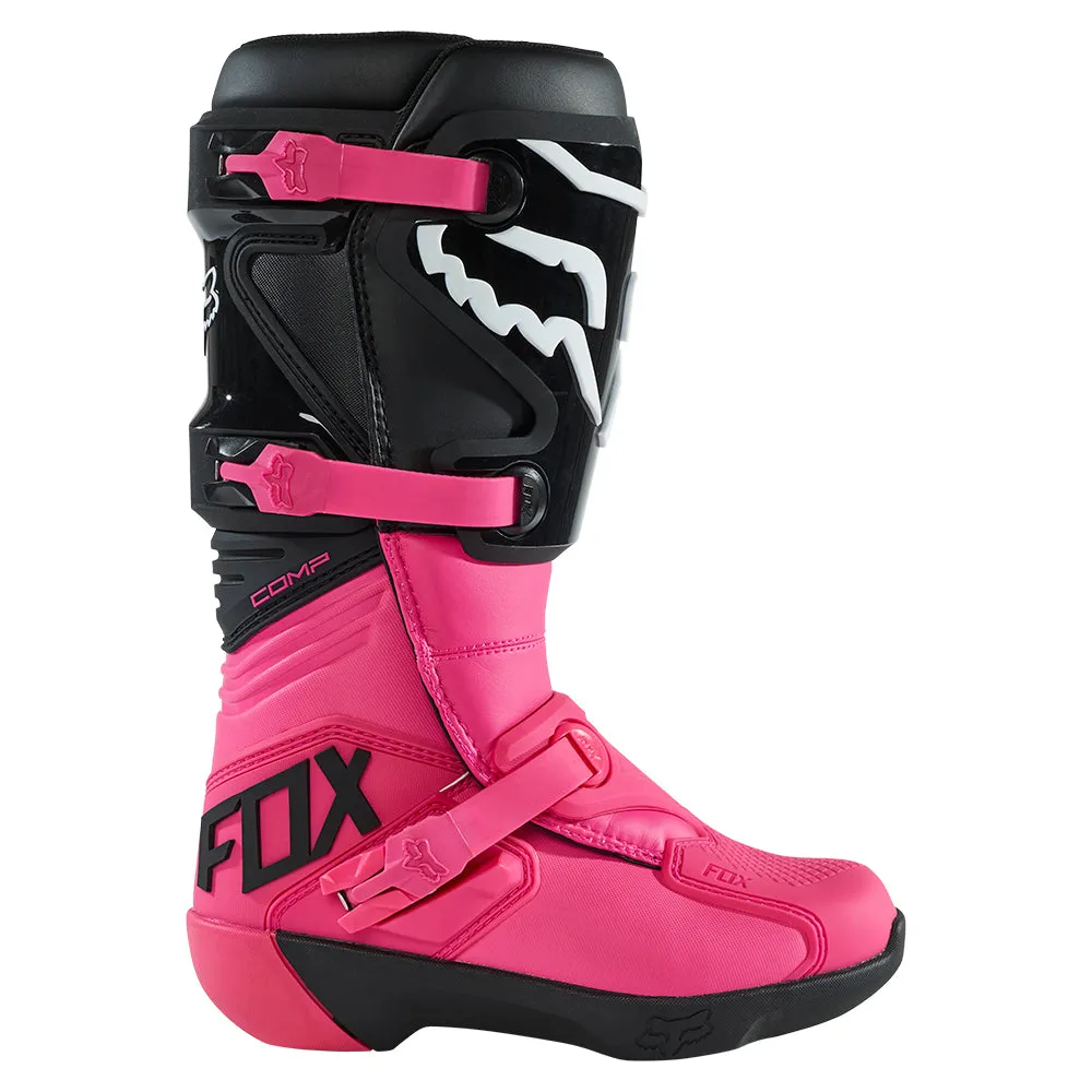 FOX WOMENS COMP BOOTS [BLACK/PINK]