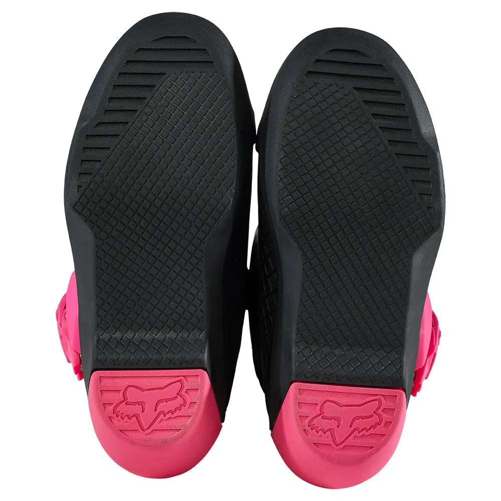 FOX WOMENS COMP BOOTS [BLACK/PINK]