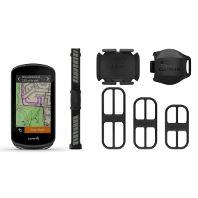 Garmin Edge 1030, GPS Cycling/Bike Computer with HRM-Dual, Cadence sensor and Speed sensor