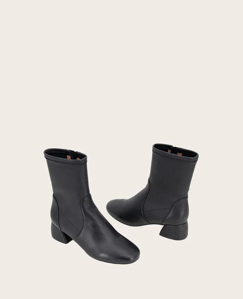 GENTLE SOULS - Emily Stretch Leather Side Zip Boot