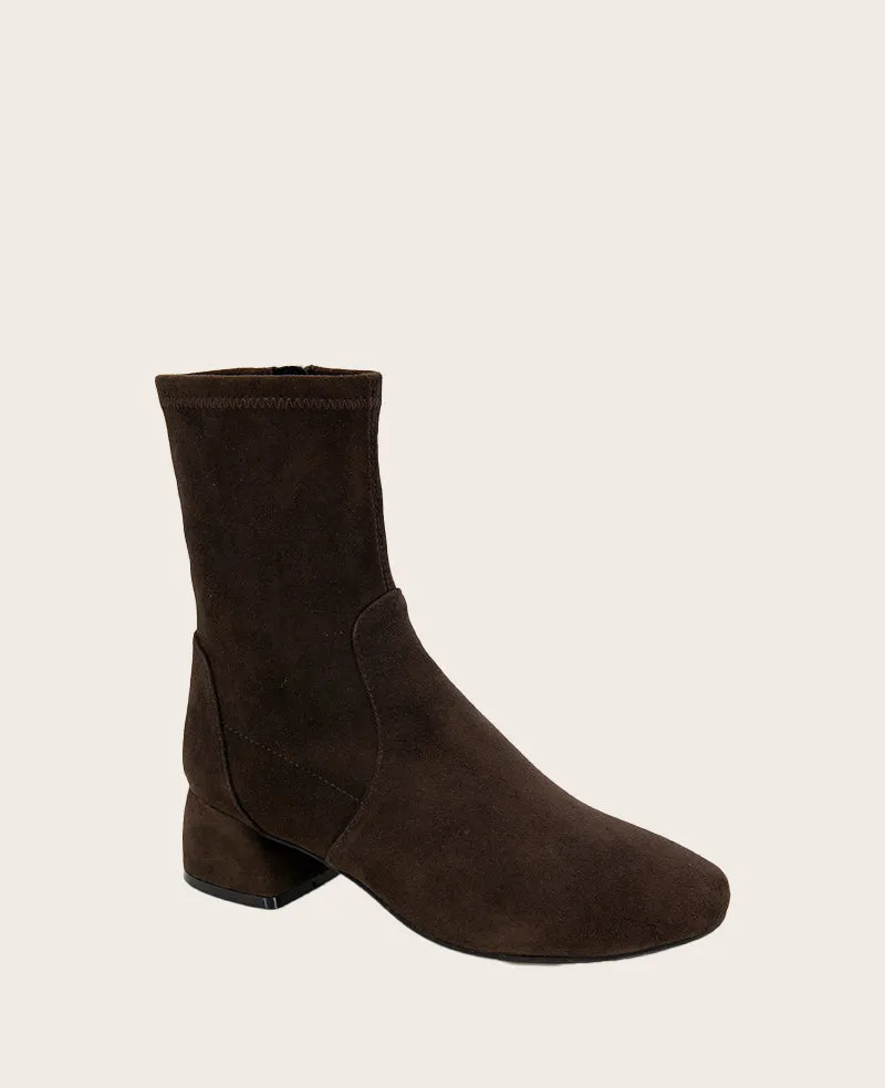 GENTLE SOULS - Emily Suede Side Zip Boot