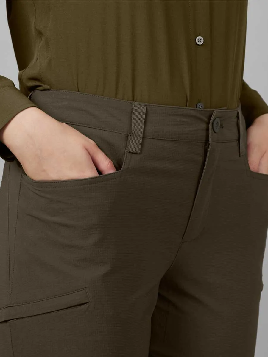 HARKILA Trail trousers - Ladies - Willow Green