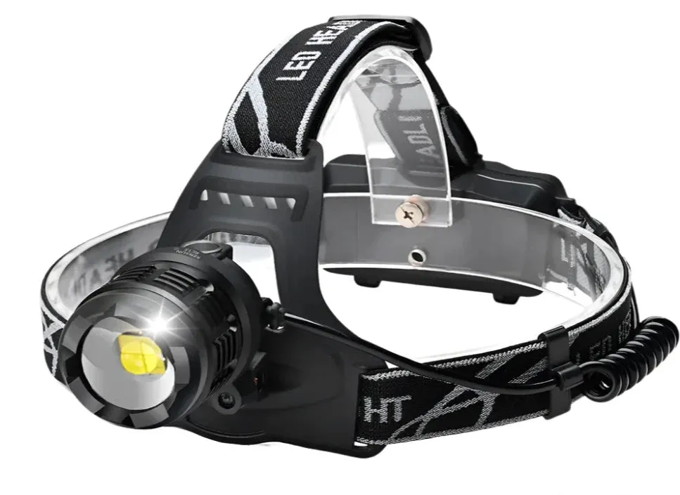 High Power Head Lamp USB Charging Output Charge Sensing Function Headlight With Safety helmet clips