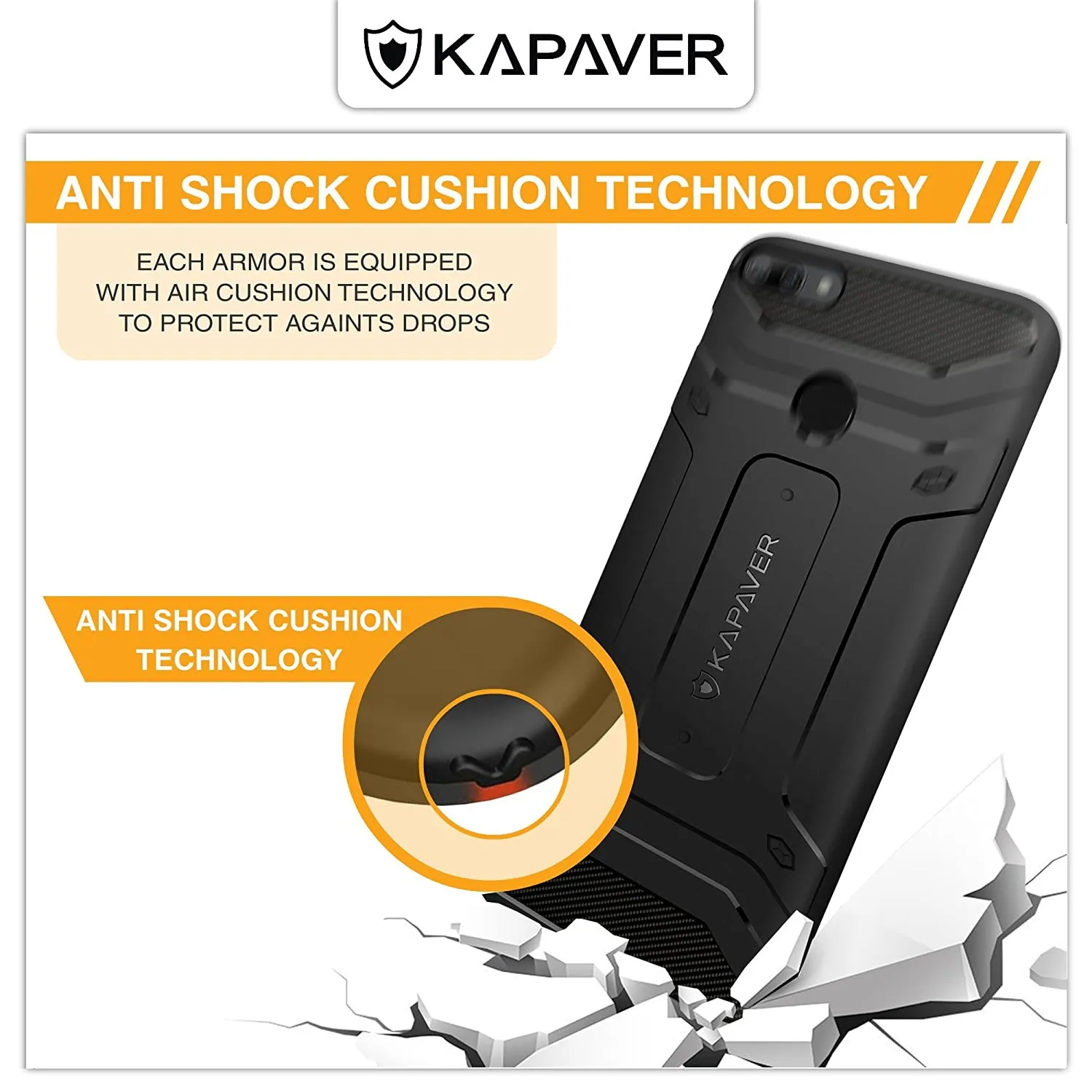 Rugged Black Back Cover Case for Honor 9N - Durable Protection & Stylish Design