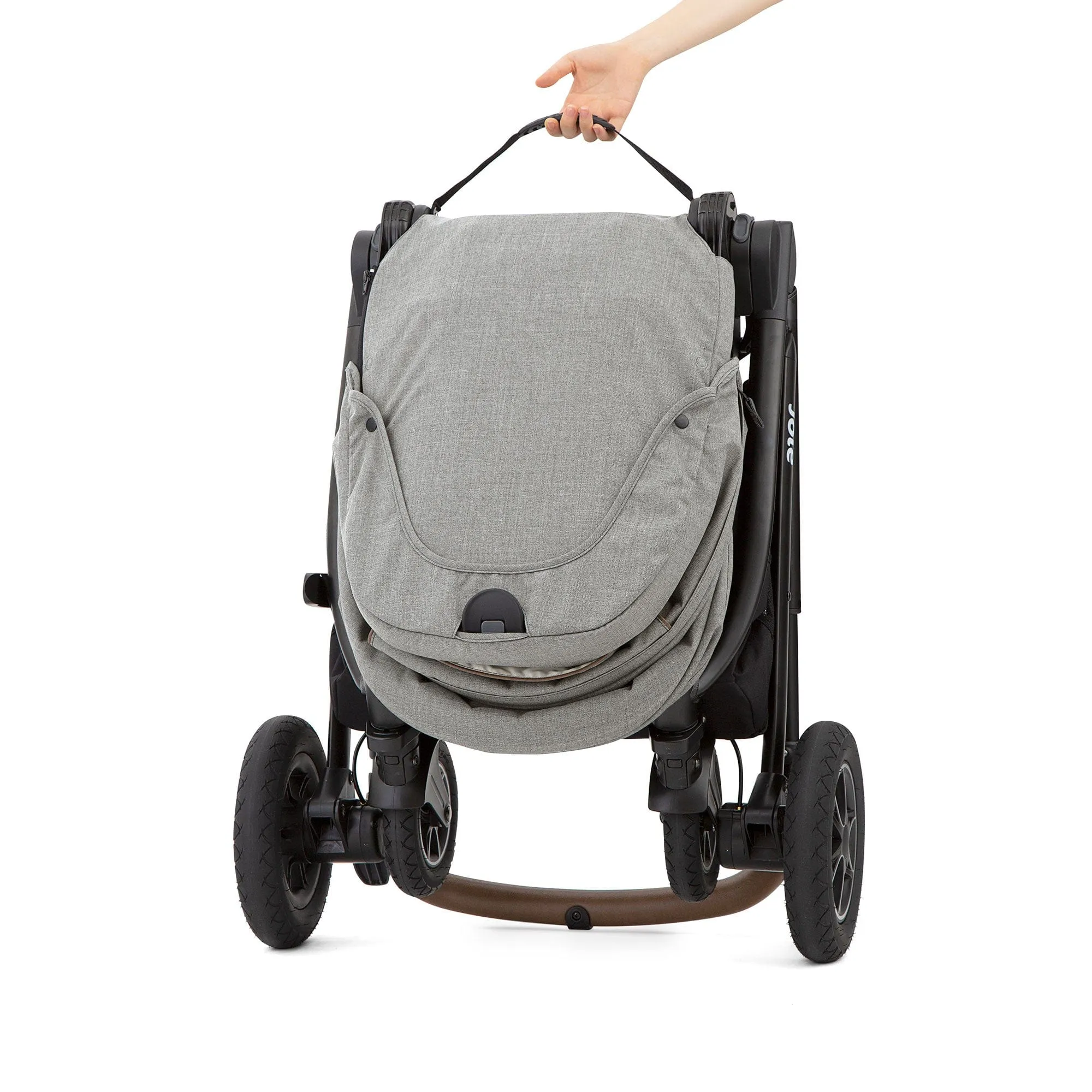 Joie Versatrax Pushchair and Ramble XL Carrycot in Pebble