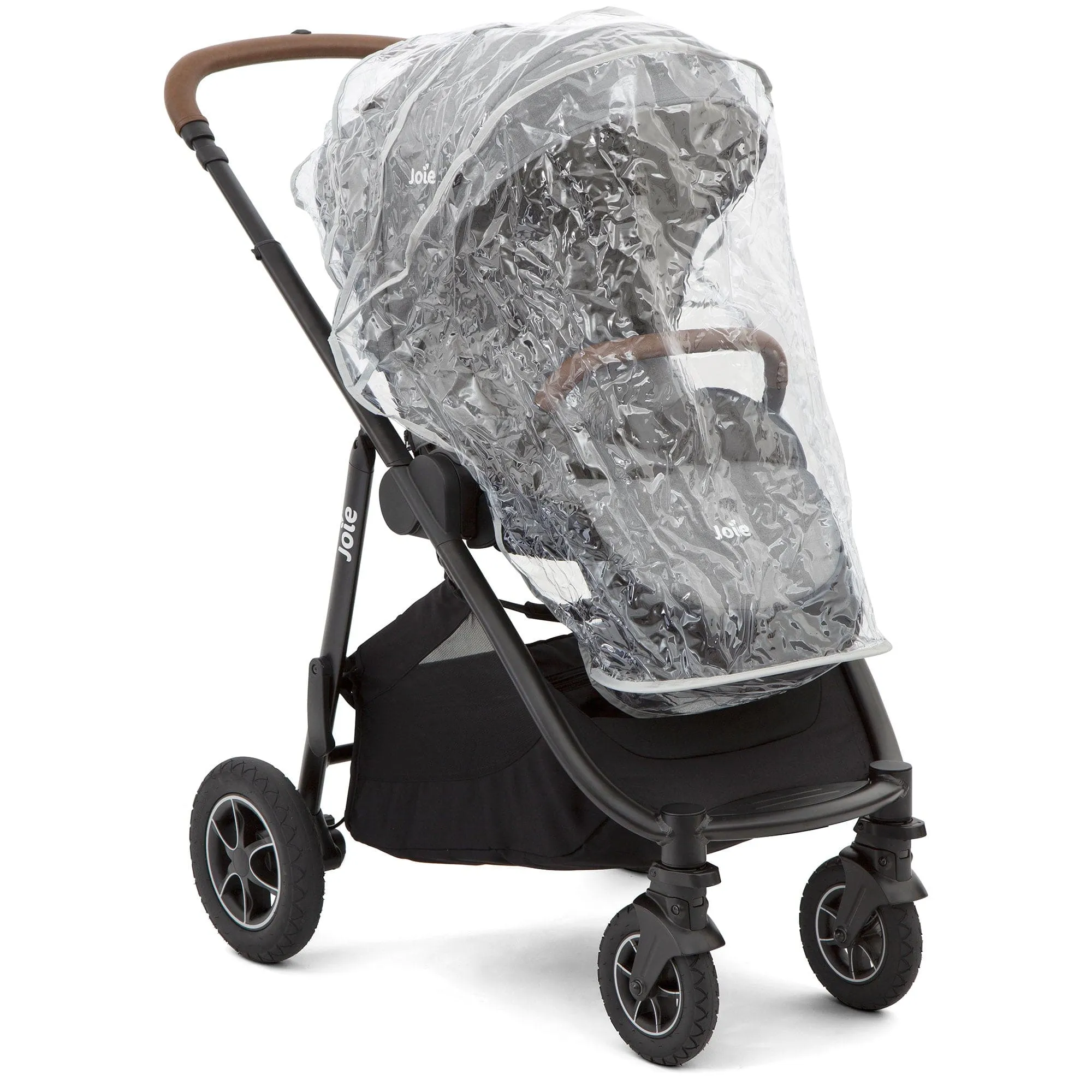 Joie Versatrax Pushchair and Ramble XL Carrycot in Pebble