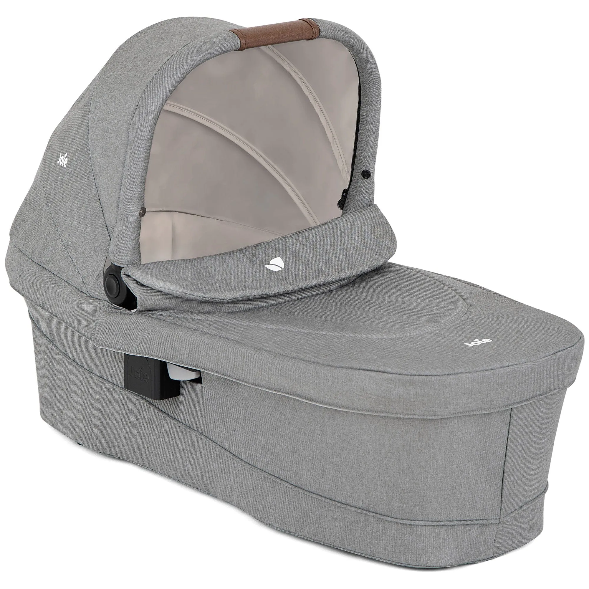 Joie Versatrax Pushchair and Ramble XL Carrycot in Pebble