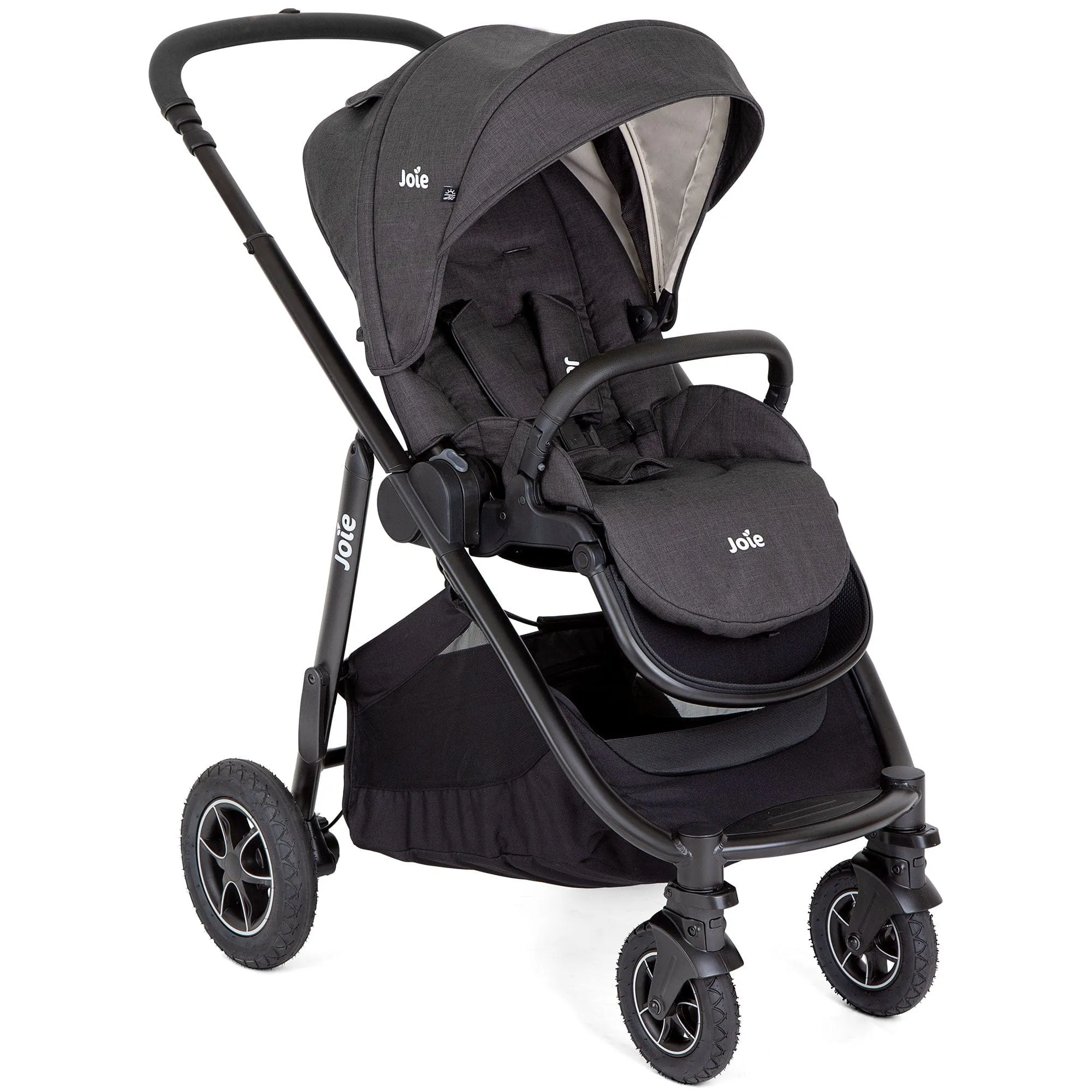 Joie Versatrax Pushchair and Ramble XL Carrycot in Shale