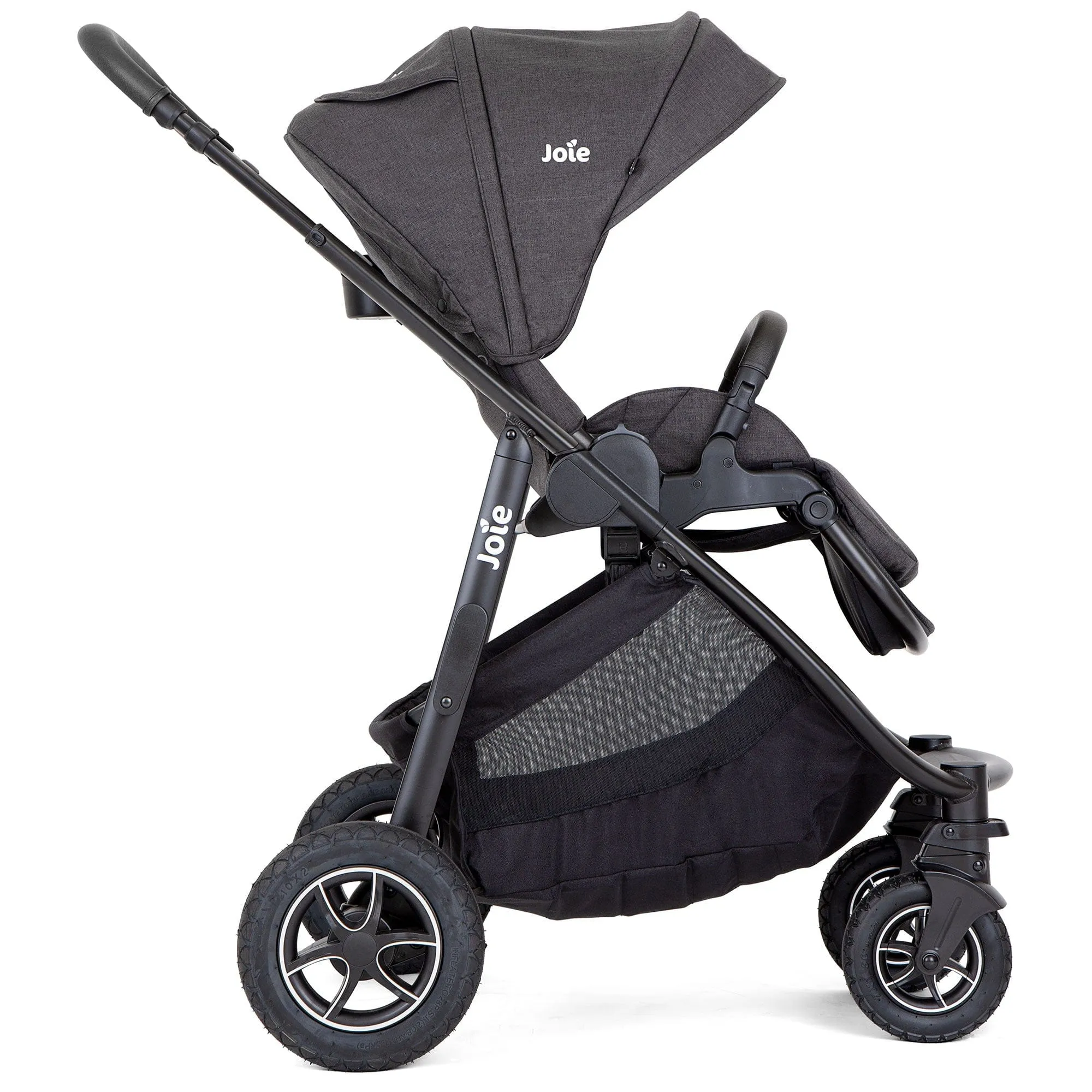 Joie Versatrax Pushchair and Ramble XL Carrycot in Shale