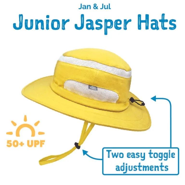 Junior Foldable Jasper Hat: Yellow