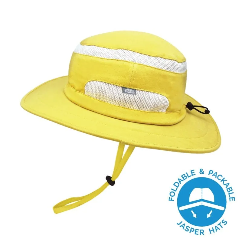 Junior Foldable Jasper Hat: Yellow