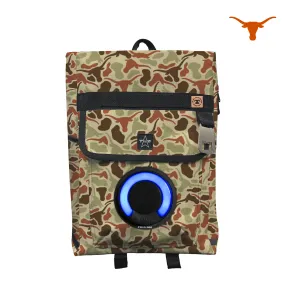 Longhorn Camo - Blue Tooth 360 - Frio Amigo 18 Can Backpack Cooler