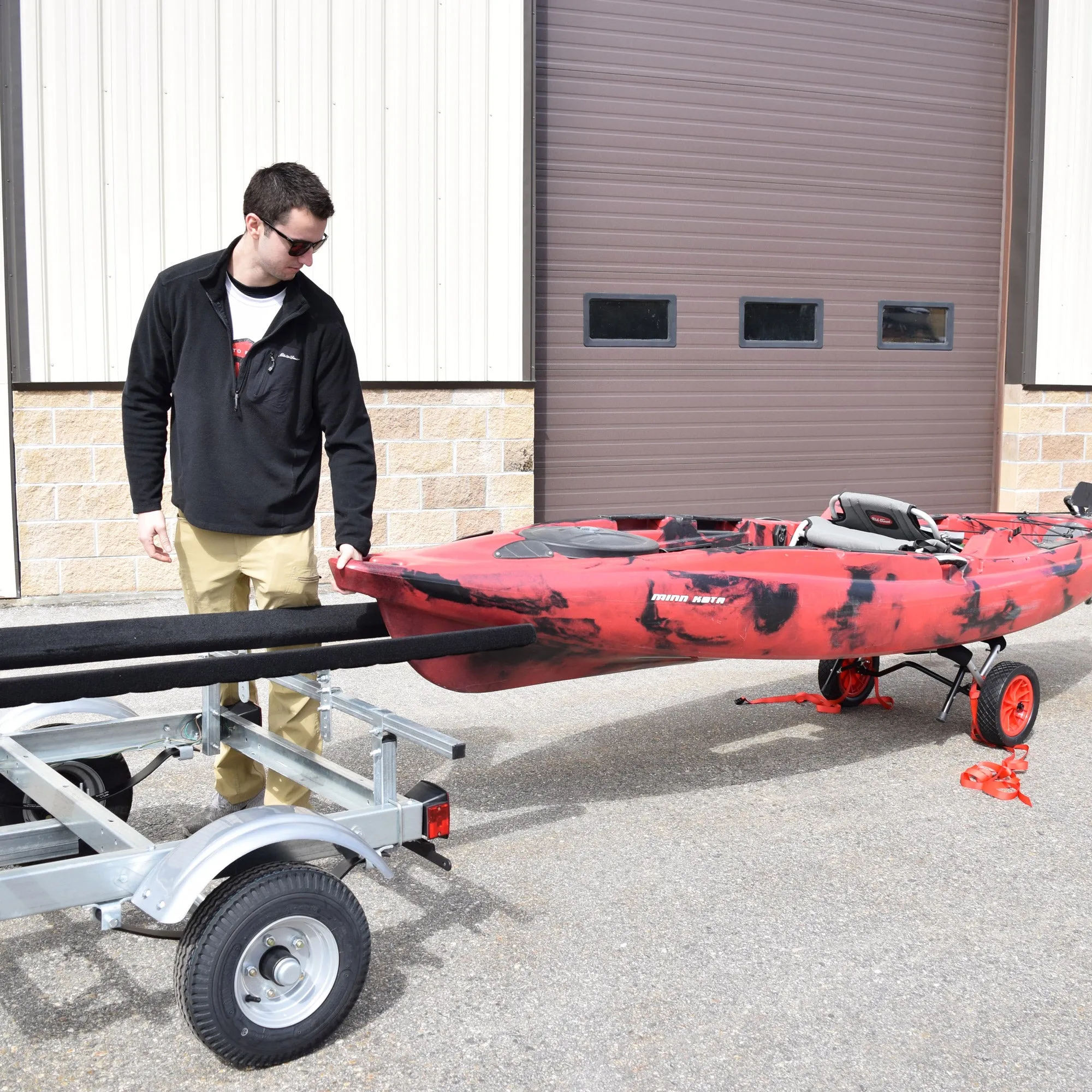 Malone EcoLight 1-Boat Kayak Trailer Package - MPG586XB