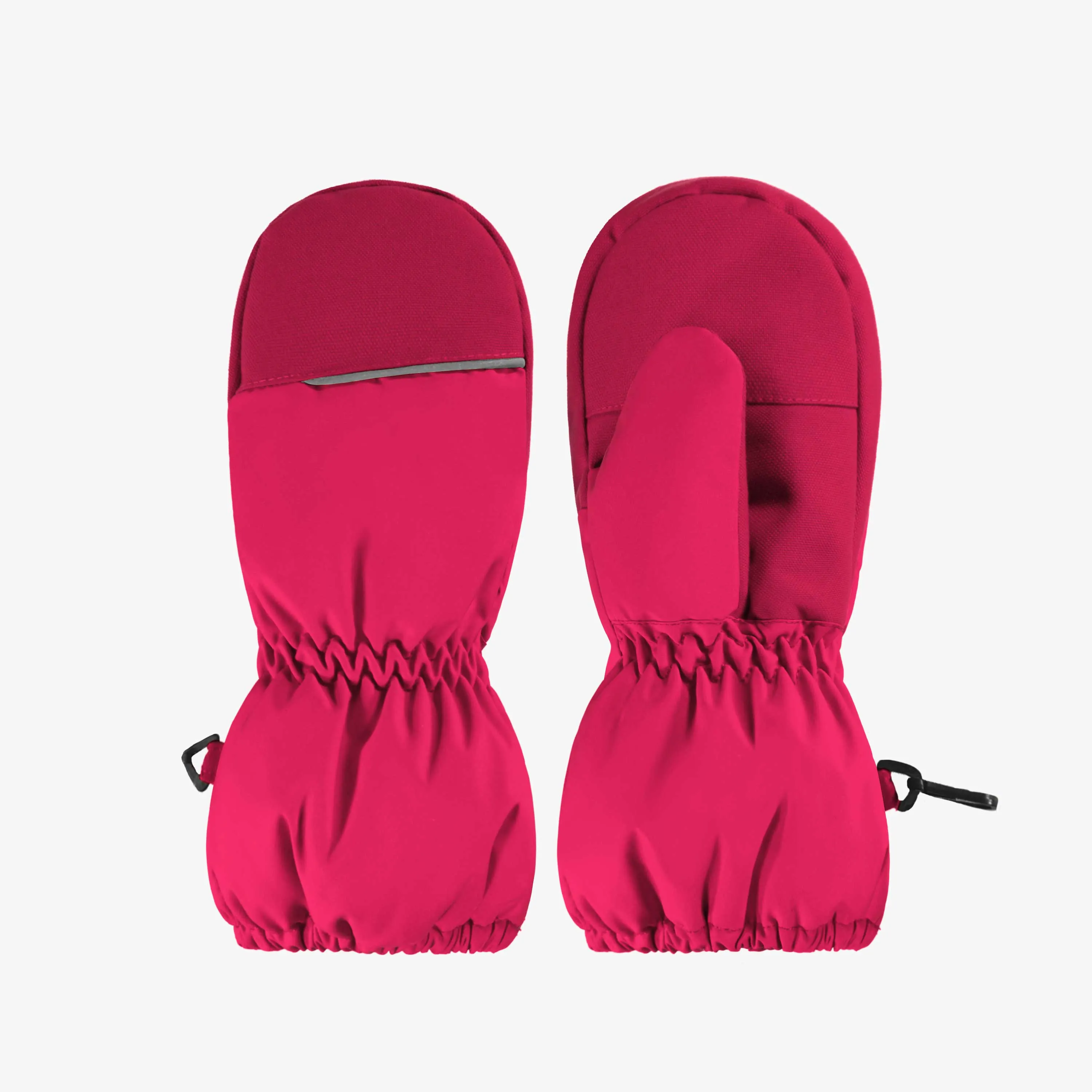 Mitaines fuchsia imperméables doublées en Thinsulate™, enfant || Fuchsia waterproof mittens lined in Thinsulate™, child