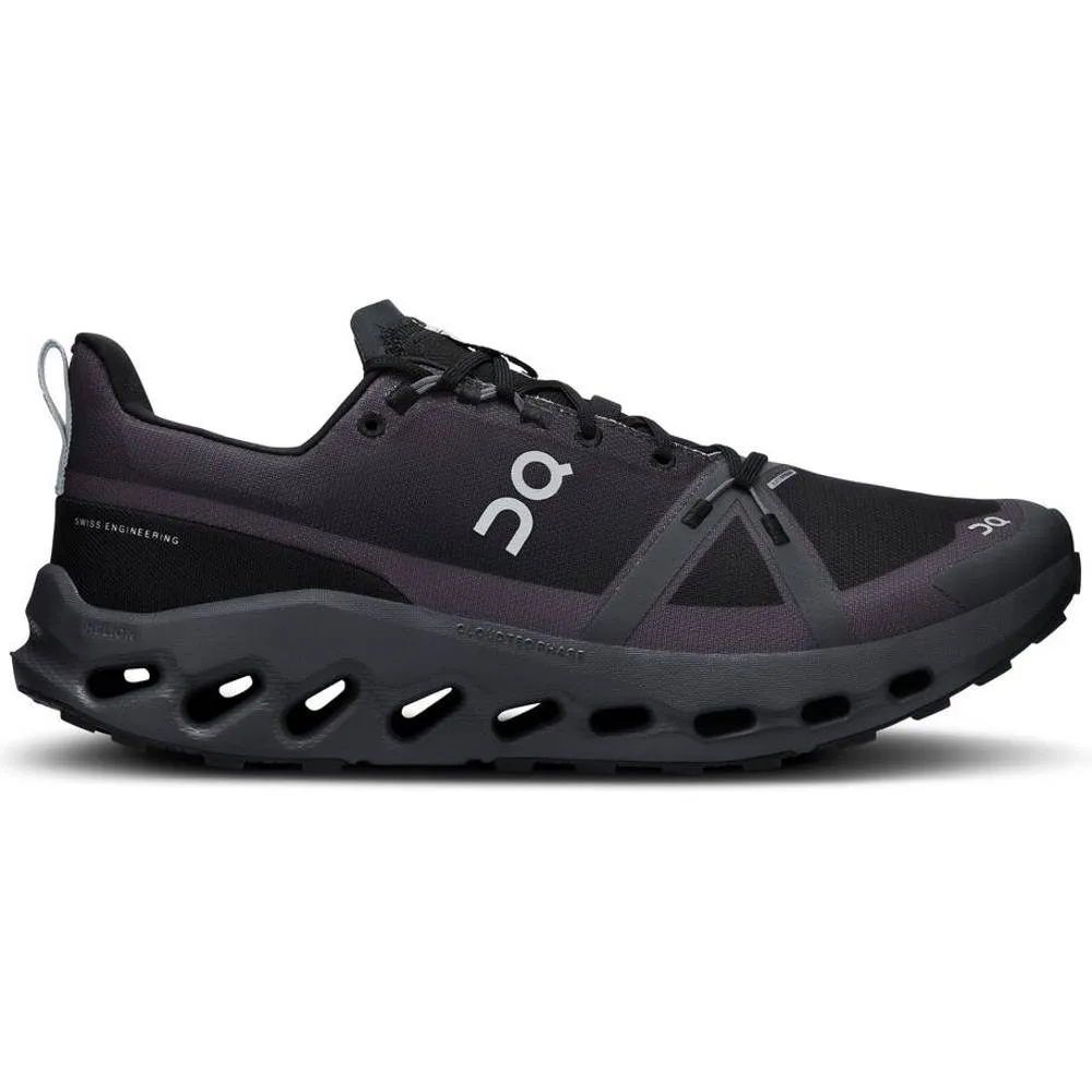 On Running Cloudsurfer Trail Waterproof (Mens) - Black/Eclipse