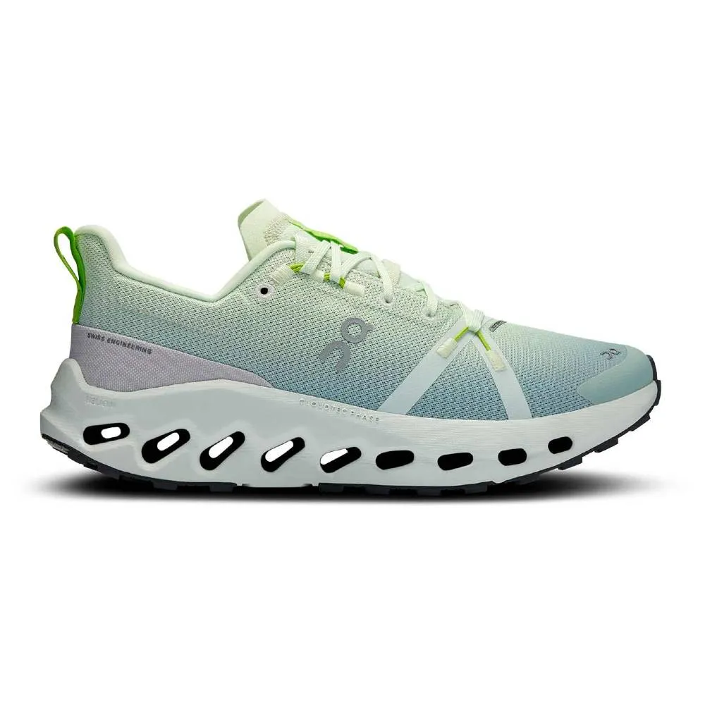 On Running Cloudsurfer Trail Waterproof (Womens) - Lime/Mineral