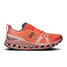 On Running Cloudsurfer Trail (Womens) - Flame/Dustrose