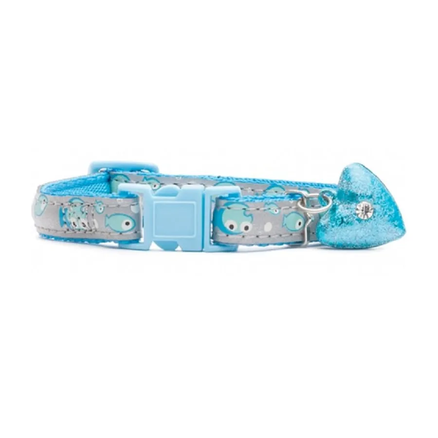 Petlife Fashion Cat Collar I See Fish