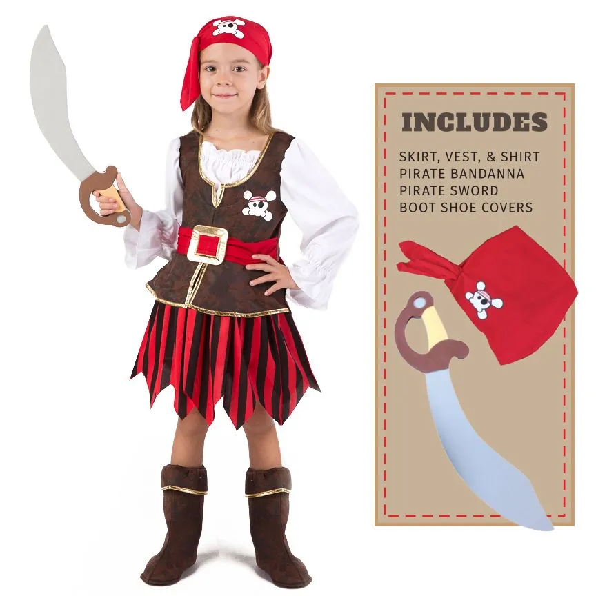 Pirate Costume For Role Play Cosplay - Child