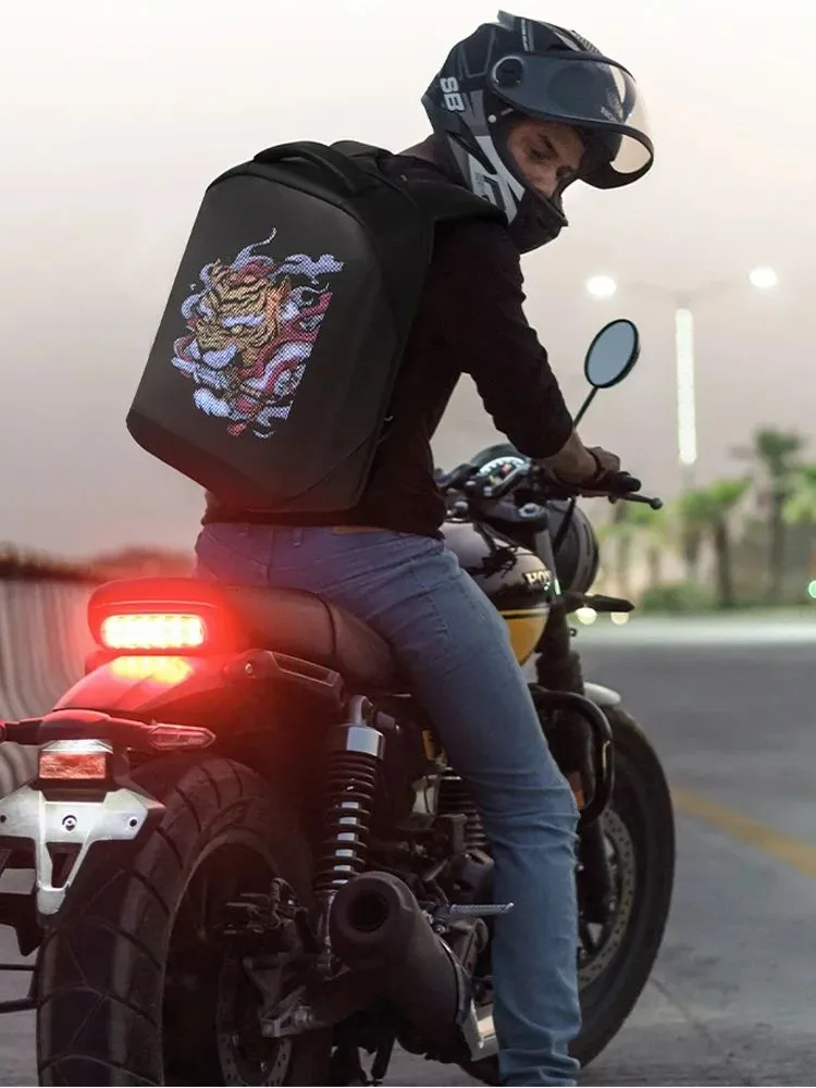 Pixel Art LED Waterproof Backpack