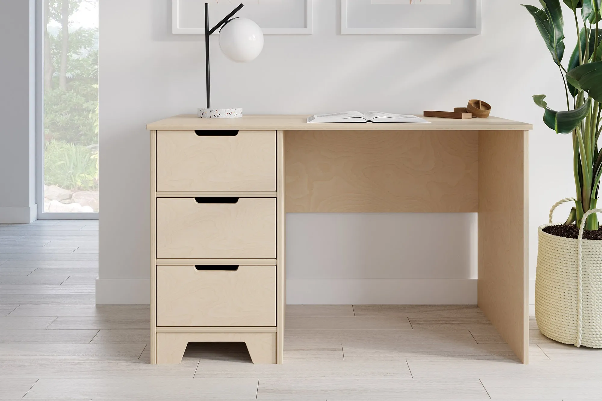 Plyhome 3 Drawer Desk