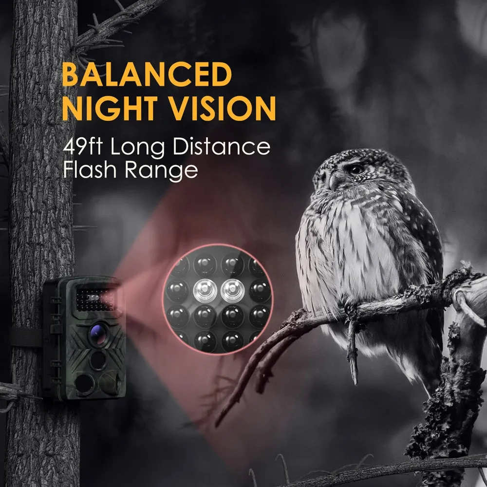 PR3000 Taking Trail Camera 36MP 1080P Night Photo Video Multifunction Outdoor Huntings Animal Observation Monitor Hunting Camera