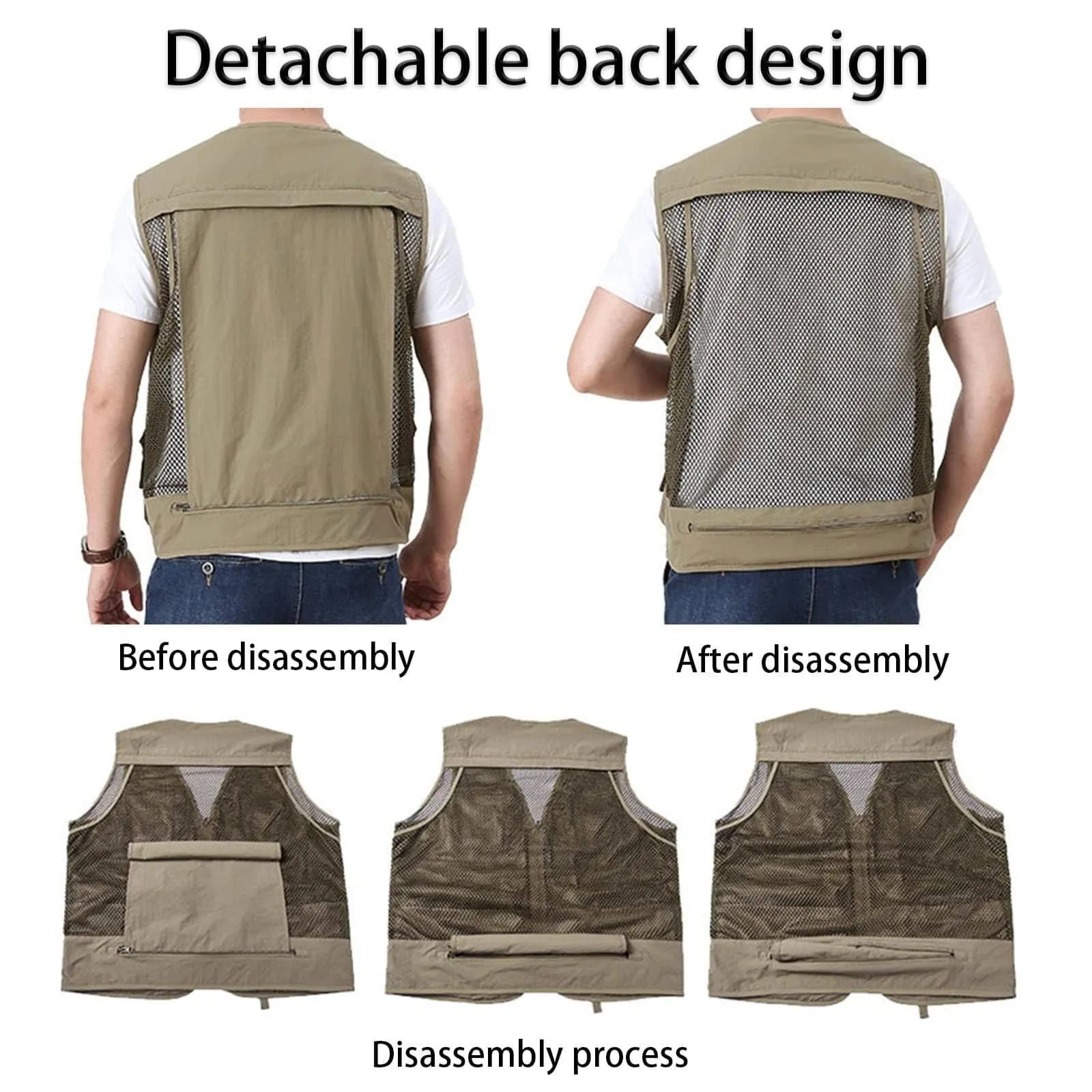 Premium Multi-Pockets Cargo Vest