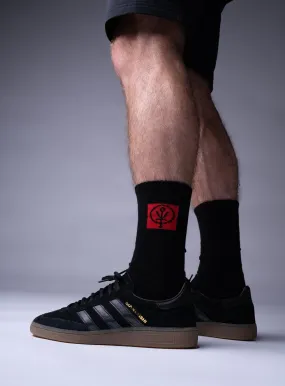 RED NOTICE CREW SOCKS