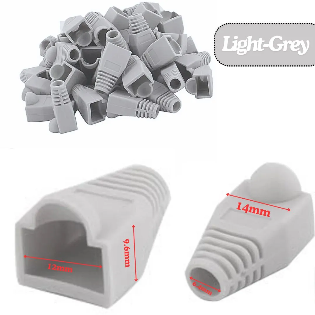 RJ45 Ethernet Cable Strain Relief Boots Connector Plug Cover Caps