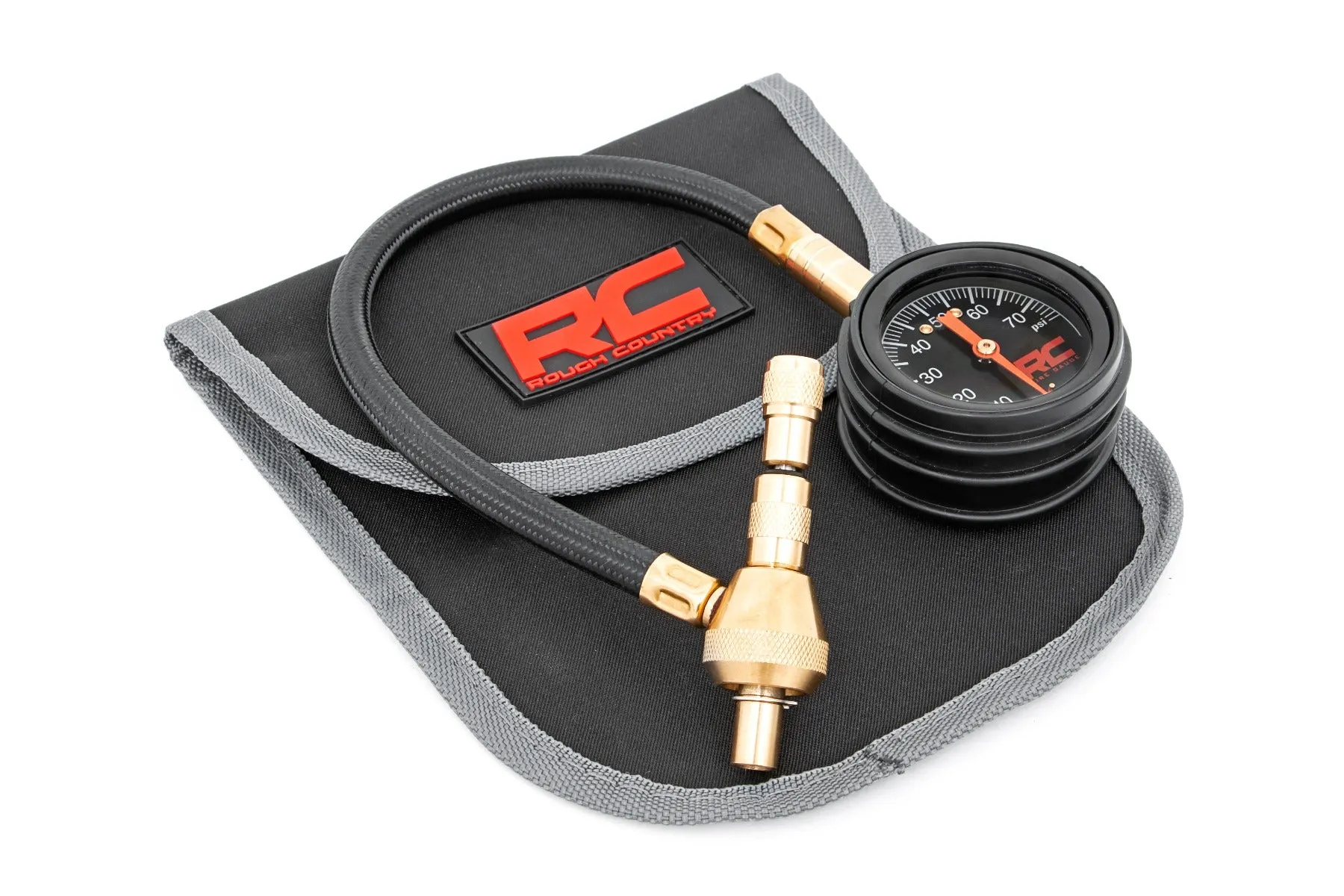 Rough Country 99016 Tire Deflator - With Tire Pressure Gauge, Sold Individually