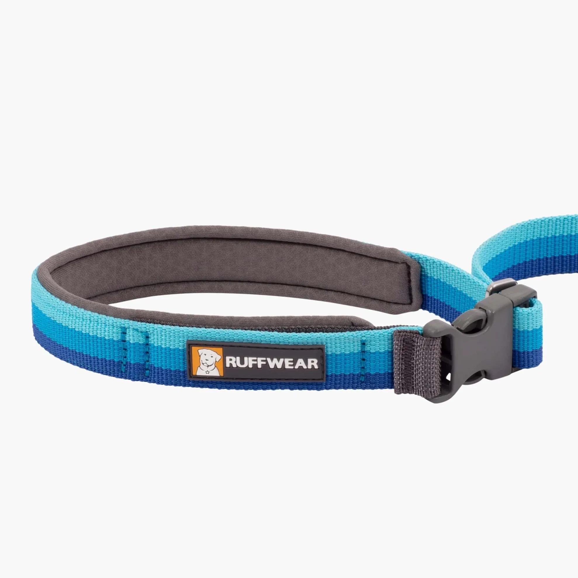 Ruffwear Blue Atoll Roamer Running Leash – Stretch-Webbing for Active Adventures