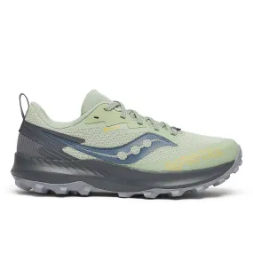 Saucony Peregrine 14 GTX (Womens) - Sage/Carbon